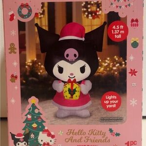 Hello Kitty Kuromi Inflatable with Red and Black Outfit